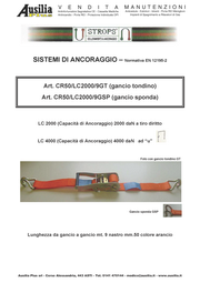 SISTEMI DI ANCORAGGIO CRICCHETTI CR50 LC 2000
